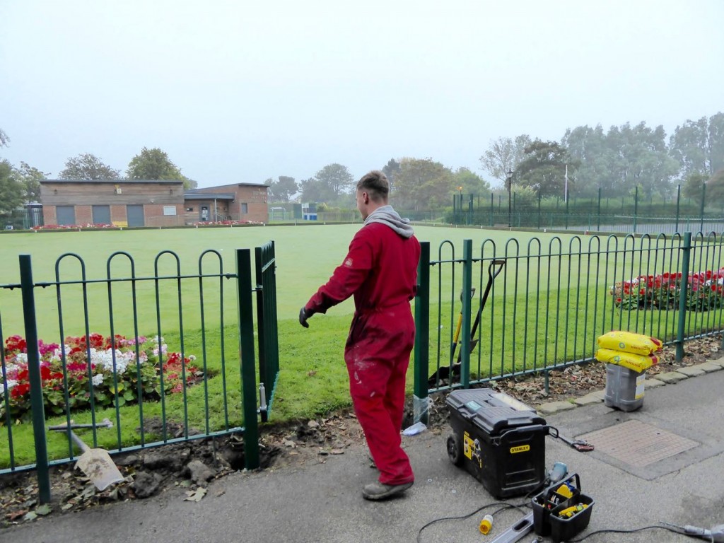 Panel Cut and Gate Installed