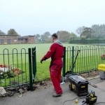 Panel Cut and Gate Installed