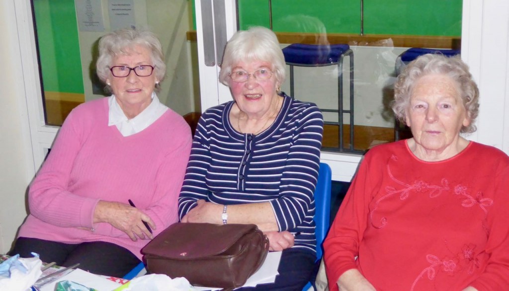 Some of our youngest members having a great time from L To R are Lena Taylor, Evelyn Trewick & Evelyn Jones. Congratulations to Evelyn Trewick who has just celebrated her 90th Birthday